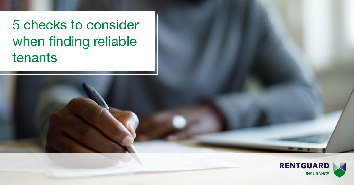 5 checks to consider when finding reliable tenants