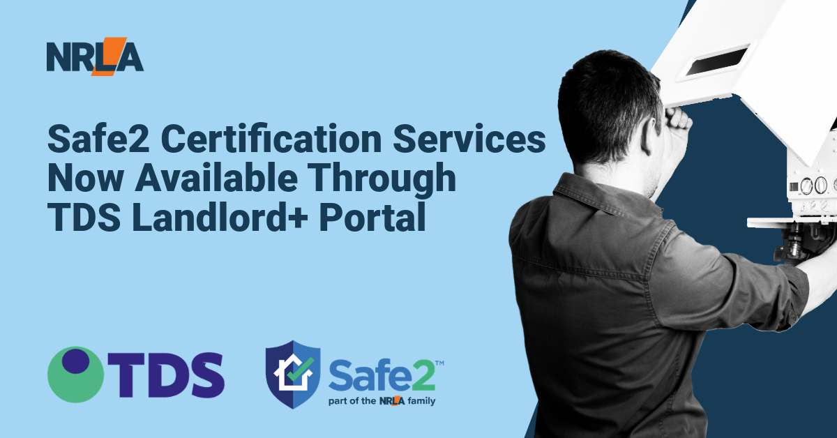 Safe2 Certification Services Now Available Through TDS Landlord+ Portal