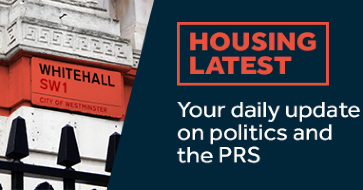 Today in politics: Green Homes Grants and Tenant Saver Loans call