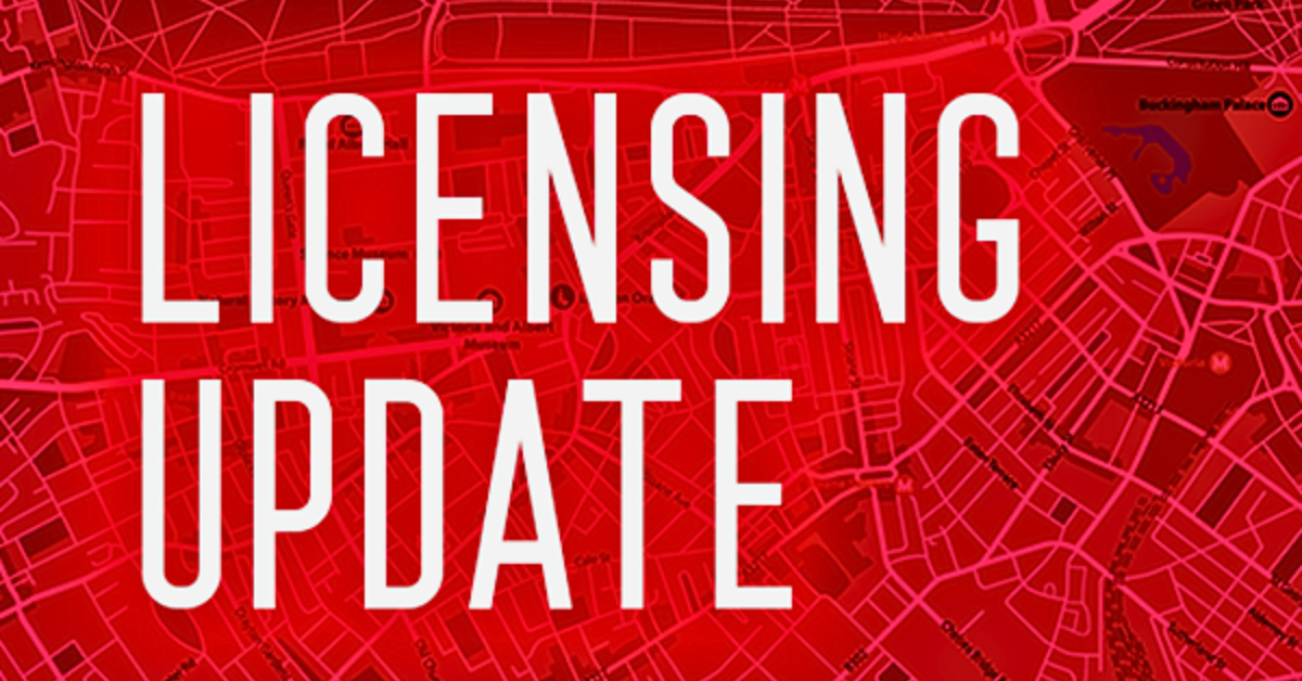Your July local licensing update